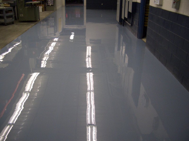 Lindenhurst Commercial Floor Epoxy Painting