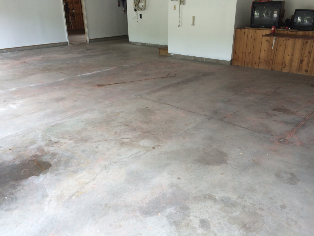 Floor Painting Project Before